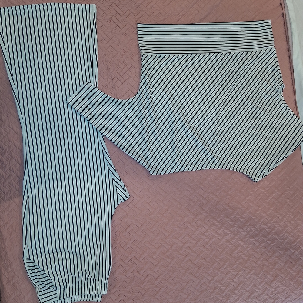 Shein Striped 3XL Top